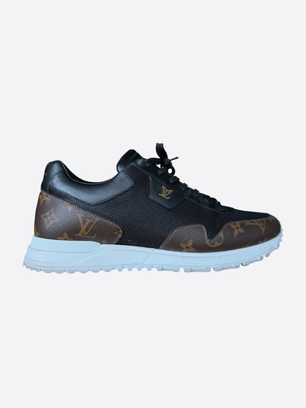 Louis Vuitton Black & Brown Monogram Runaway Sneakers